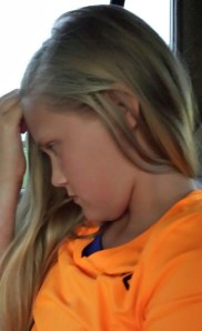 Lauren Grace, probably reading