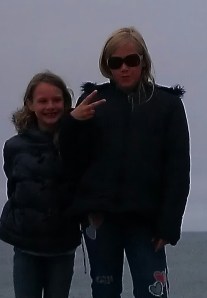 Ashley Lynn (at left) and Lauren Grace (in sunglasses; at right)